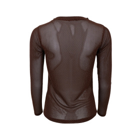 Black Colour BCJessie Mesh Bluse - Coffee