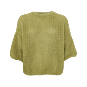 Black Colour BCBjørk SS Jumper - DK. Lime