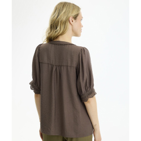 In Front Bianca Bluse - Brown 