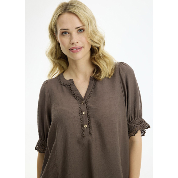 InFront - In Front Bianca Bluse - Brown 