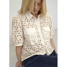 Continue Charlotte Lace SS - Off White