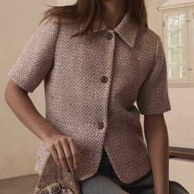 PBO Olena SS Blazer - Rose Mix