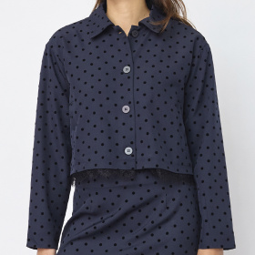 Sisters Point Veppa-bl Blazer - Navy Dot