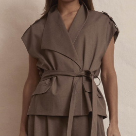 PBO Banmala Waitcoat - Sandstone