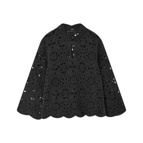 Gustav Lorina Lace Bluse - Black Gustav Lorina Lace Bluse - Black